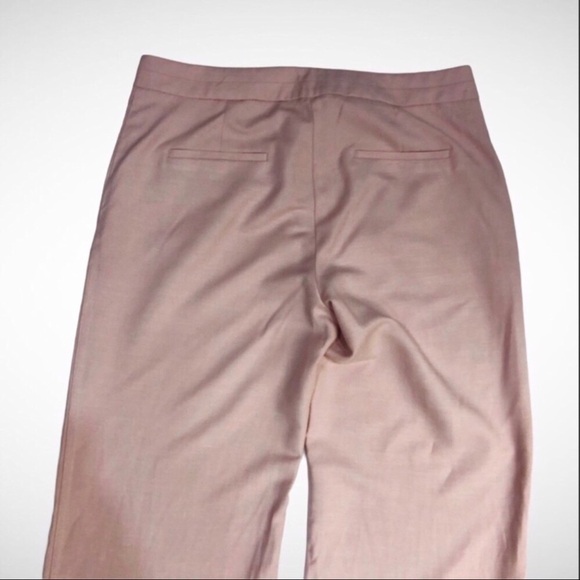 L’Academie The Delphine Pant Wide Leg Cropped Blush Pink High Waist Size XL - Picture 6 of 10